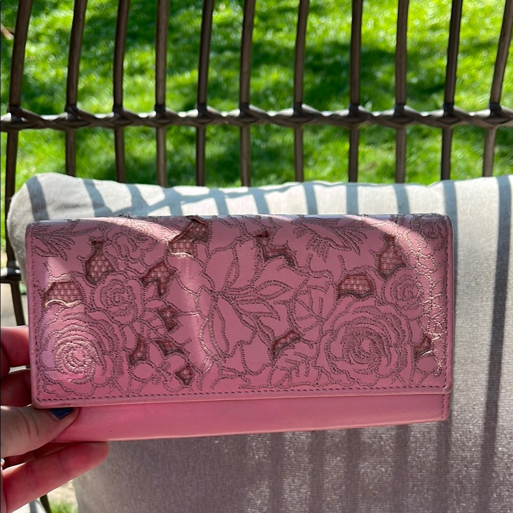 Chic Pink Floral Women's Wallet